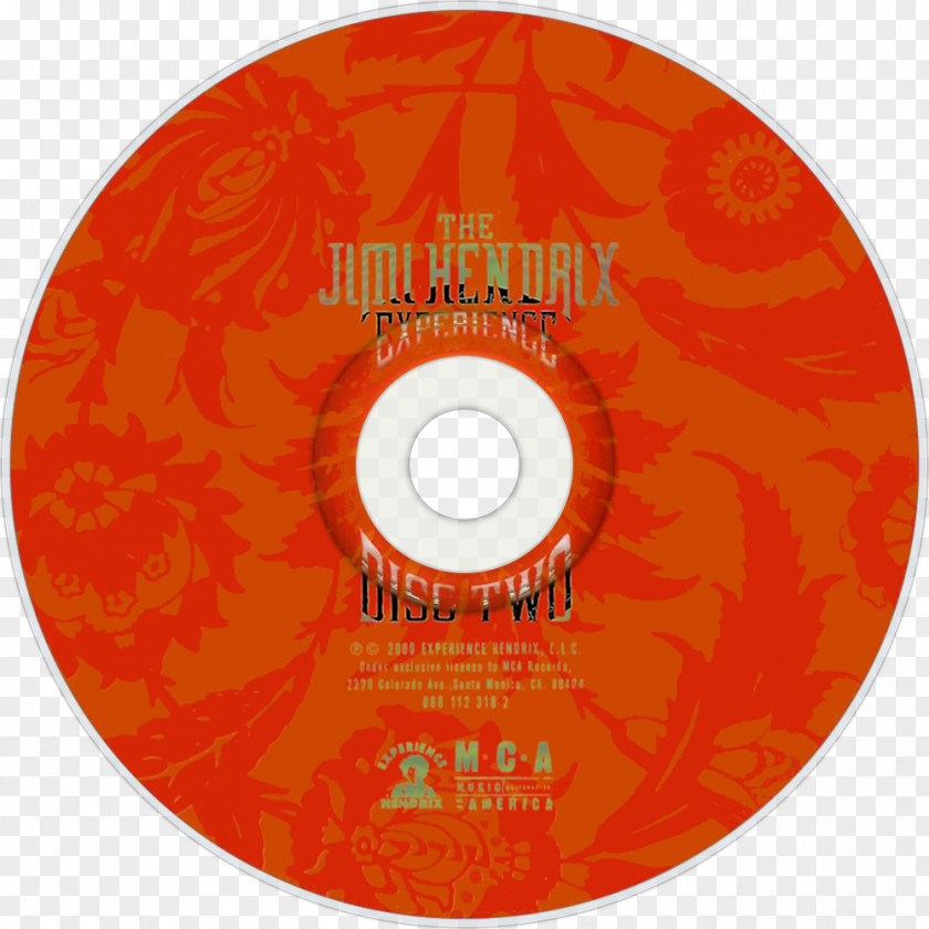 Jimi Hendrix Compact Disc Circle PNG