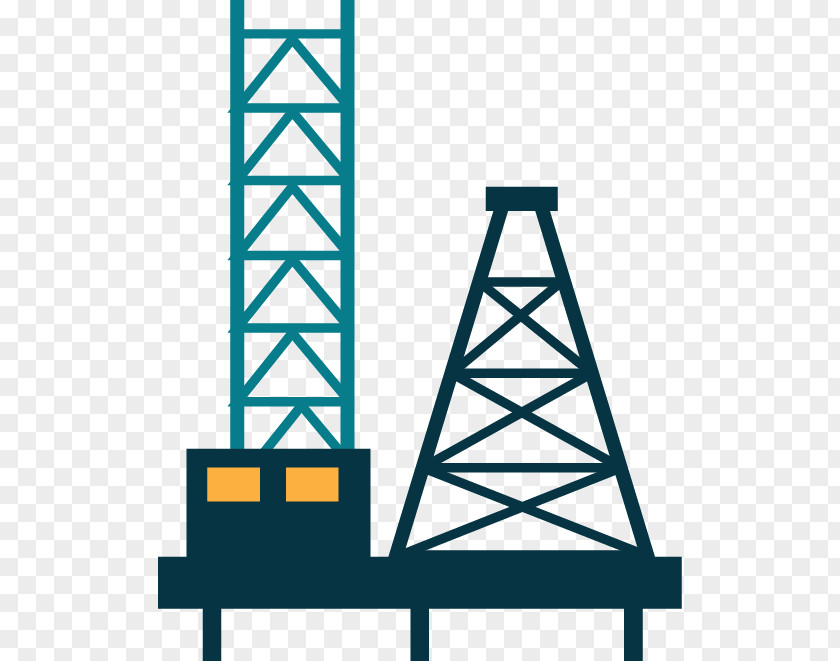 Simple Hand-painted Pattern Ladder Rack Petroleum Industry Drilling Rig Natural Gas PNG