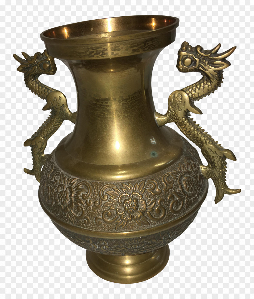 Vase Bronze 01504 Antique PNG