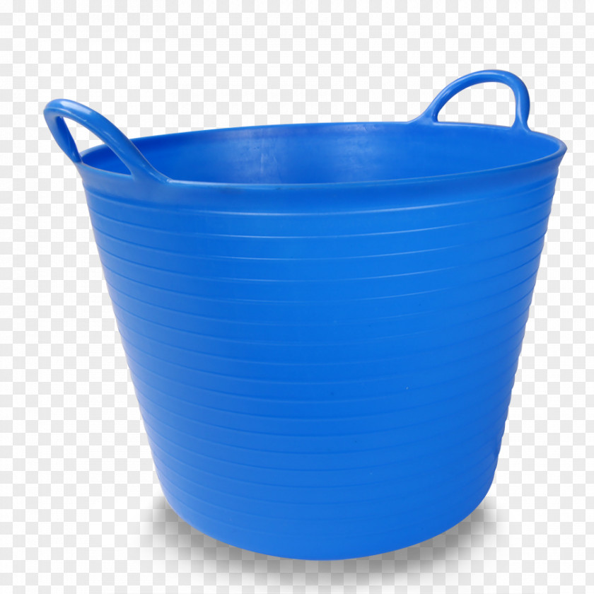 Basket Cobalt Blue Plastic PNG
