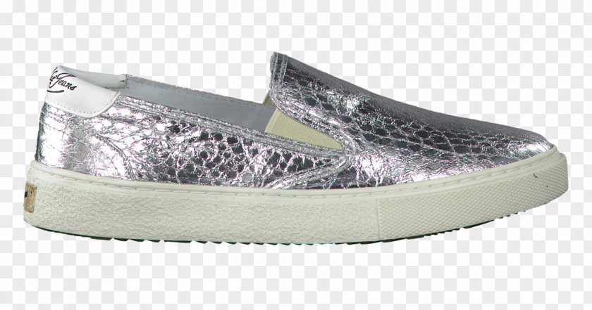 Silver Slip-on Shoe Sports Shoes Boot PNG