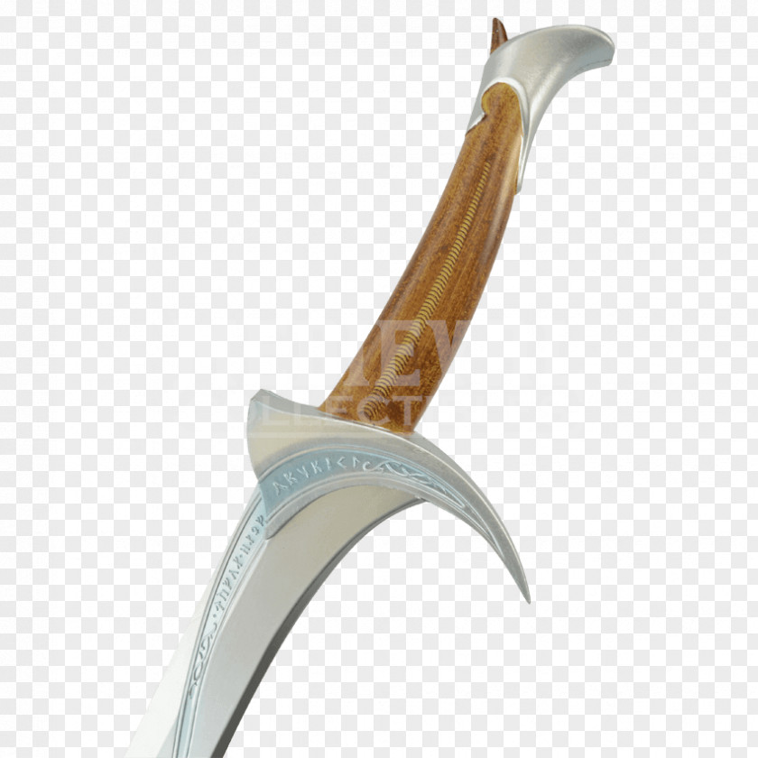 The Hobbit Thorin Oakenshield Dagger Foam Larp Swords Orcrist PNG