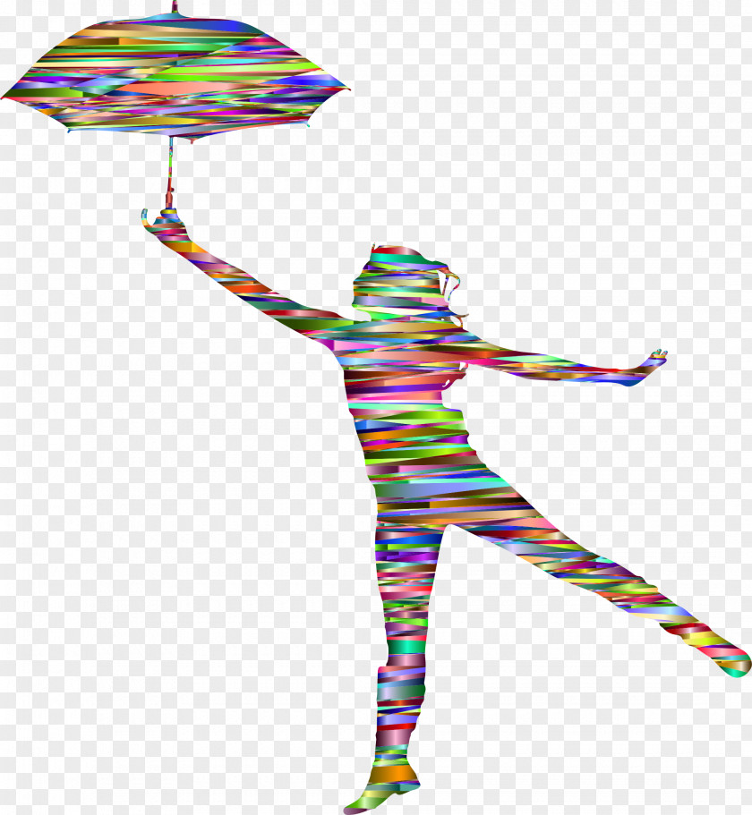Chrome Dance Silhouette Umbrella Clip Art PNG