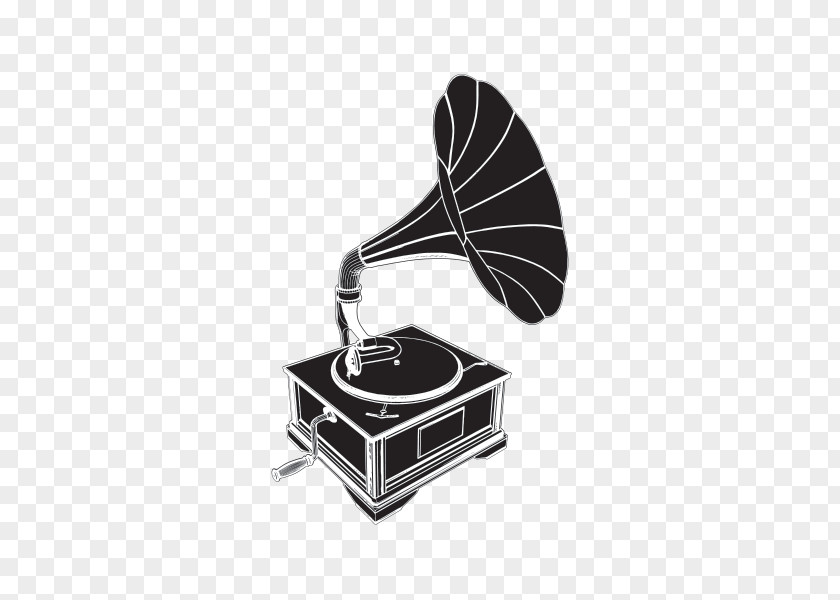 Gramophone Record Music Cartoon PNG