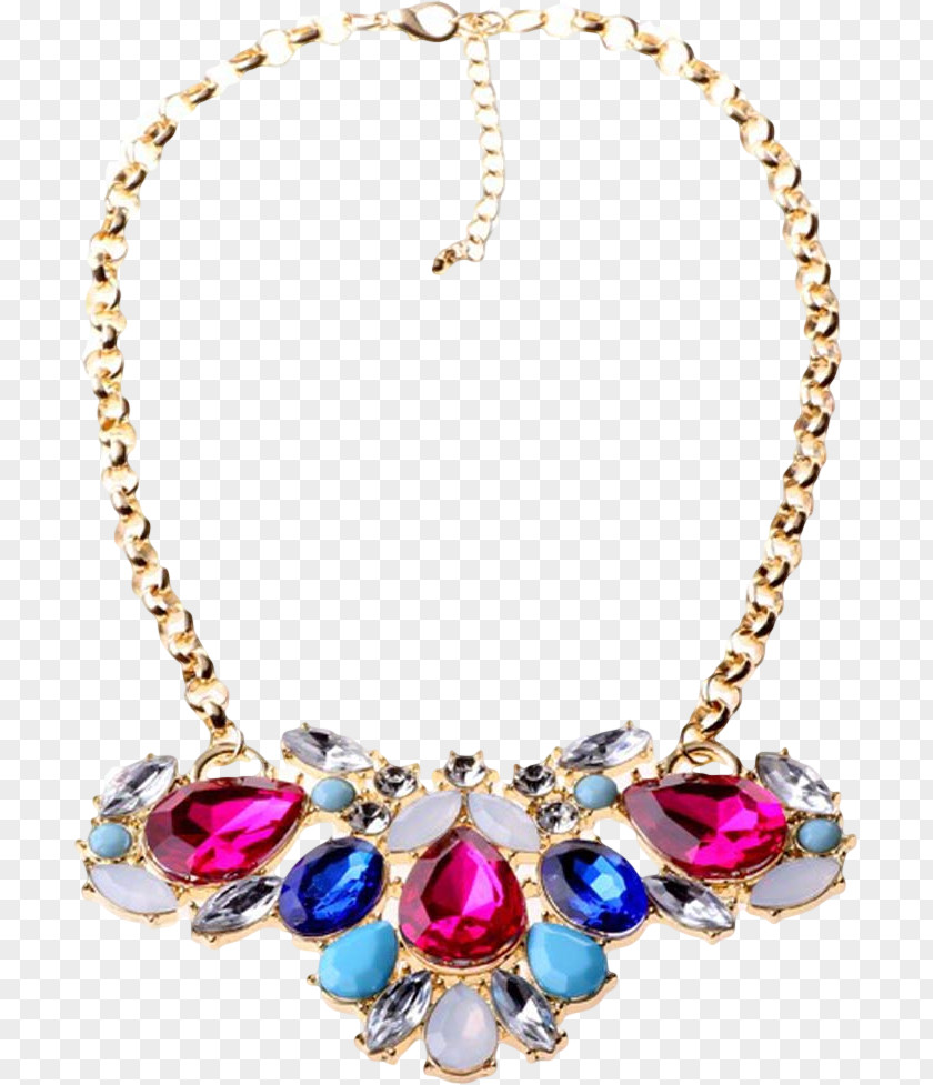 Multi Style Uniforms Necklace Jewellery Bead Gemstone Locket PNG