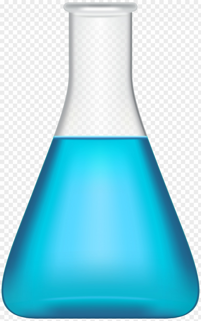 Flask Blue Transparent Clip Art Product Liquid Laboratory PNG