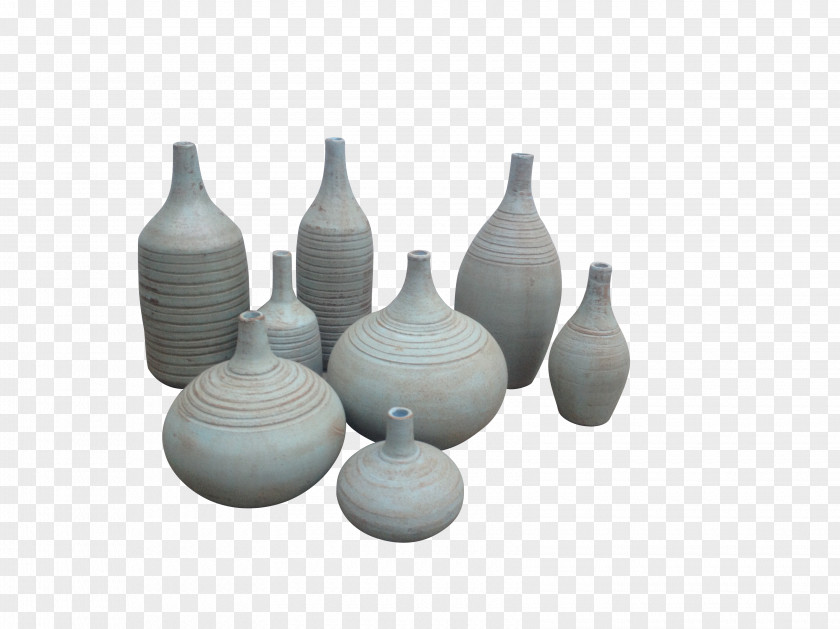 Foggy Night Sky Ceramic Blue Pottery PNG