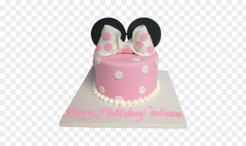 Minnie Mouse Birthday Cake Fruitcake Torte Decorating PNG
