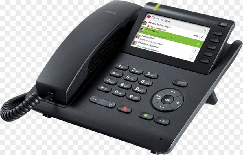 Unify Software And Solutions GmbH & Co. KG. OpenScape Desk Phone IP 55G Telephone Unified Communications PNG