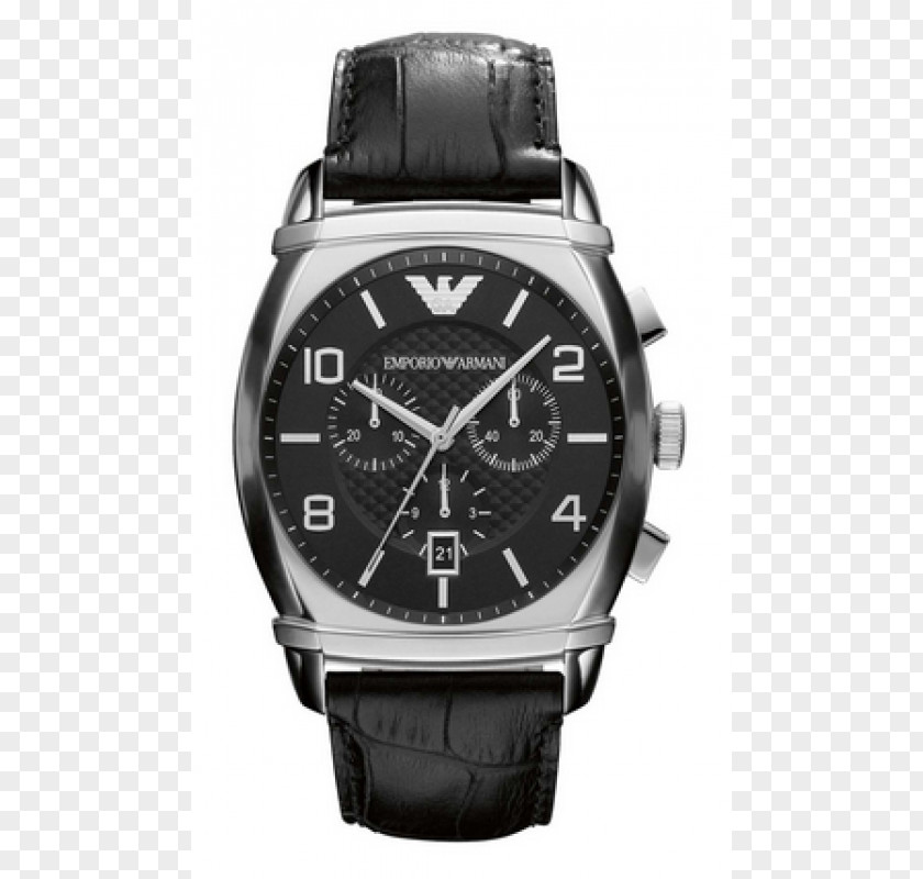 Watch Armani Jewellery Leather Chronograph PNG