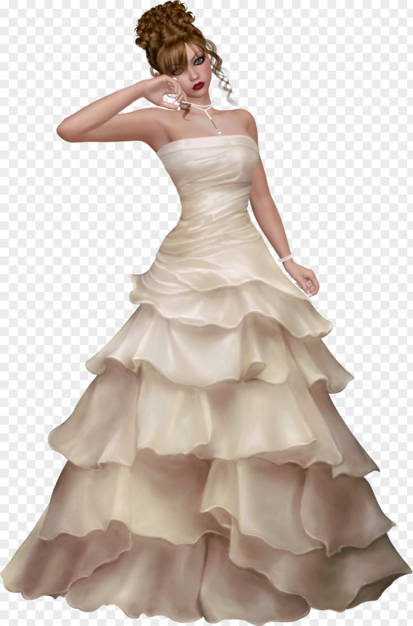 Bride Wedding Dress Gown PNG