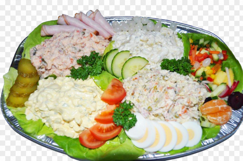 Chicken Salad Lunch Vegetarian Cuisine Flour PNG
