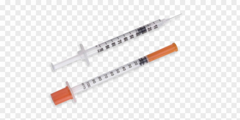 Syringe Hypodermic Needle Luer Taper Insulin Intravenous Therapy PNG