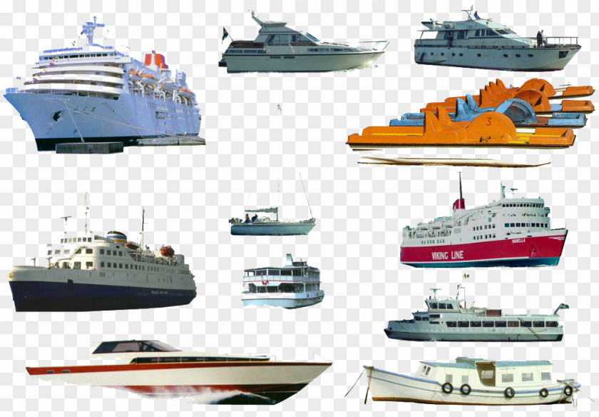 Various Ships Yacht Sailing Ship Watercraft PNG