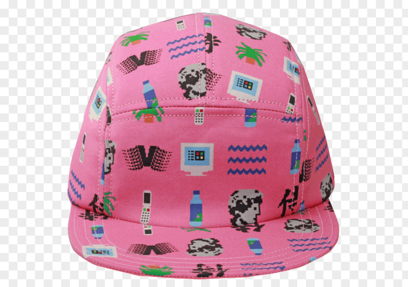 Baseball Cap Boonie Hat Vaporwave PNG