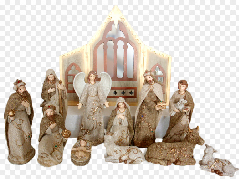 Christmas Nativity Scene Export Import Plastic PNG