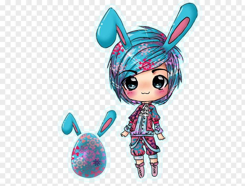 Doll Turquoise Animated Cartoon PNG