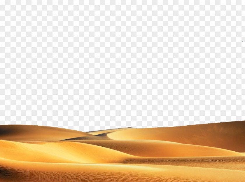 Endless Desert Yellow Computer Wallpaper PNG