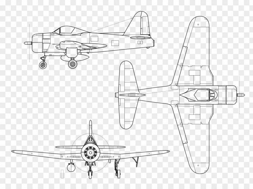 Fireball Ryan FR Aircraft Airplane Propeller Jet Engine PNG