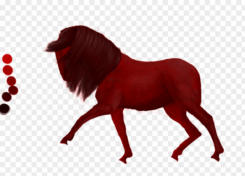 Mustang Stallion Pack Animal Character Halter PNG