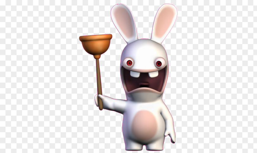 Rabbit Rayman Raving Rabbids: TV Party Rabbids 2 Wii Go Home PNG
