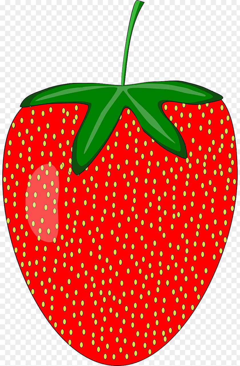 Red Strawberry Ice Cream Shortcake Clip Art PNG