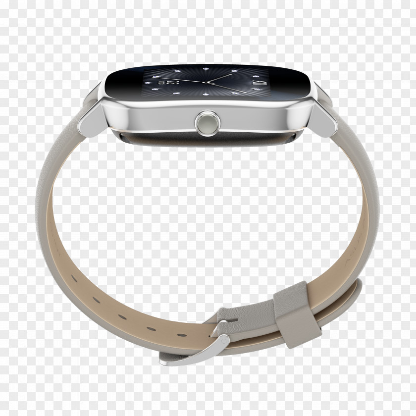 Silver ASUS ZenWatch 2 Smartwatch 3 PNG