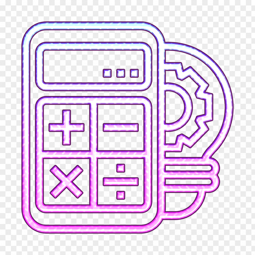 Calculator Icon STEM Lightbulb PNG