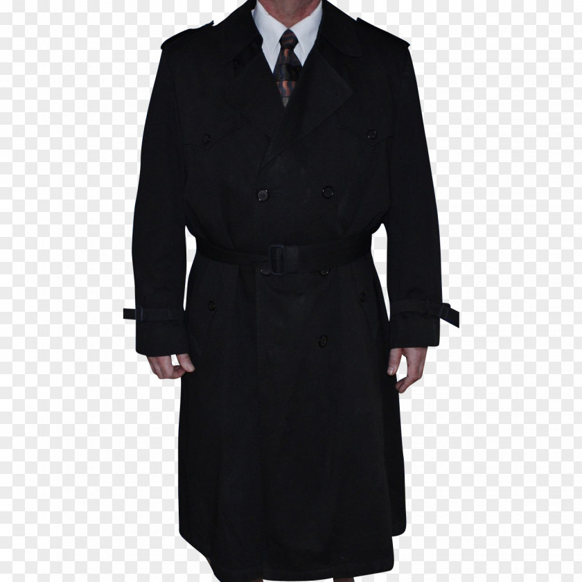 Trench Overcoat Pea Coat & Hat Racks Dress PNG