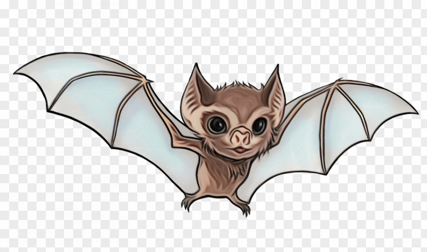 Big Brown Bat Mouse Eared Vampire Little Myotis Cartoon Fictional Character PNG
