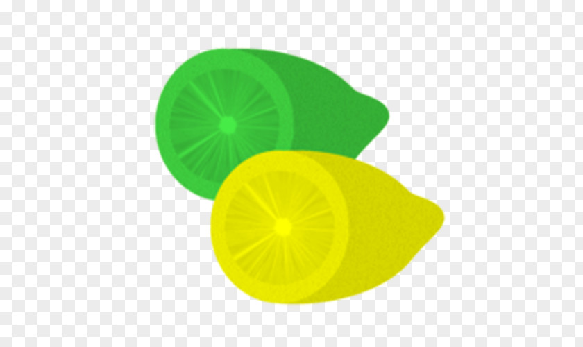 Creative Hand-painted Lemon Lime Rotary Kiln Bitter Orange PNG