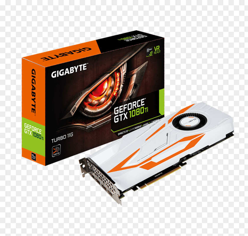Graphics Cards & Video Adapters Gigabyte GeForce GTX 1080 Ti Gaming OC NVIDIA Founders Edition PNG