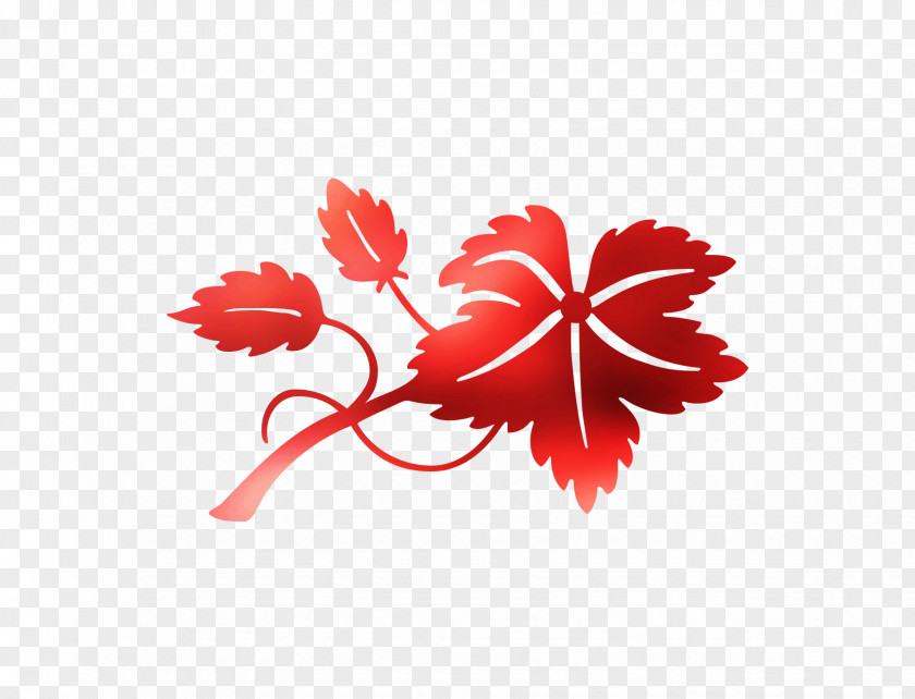 Rosemallows Font Leaf PNG