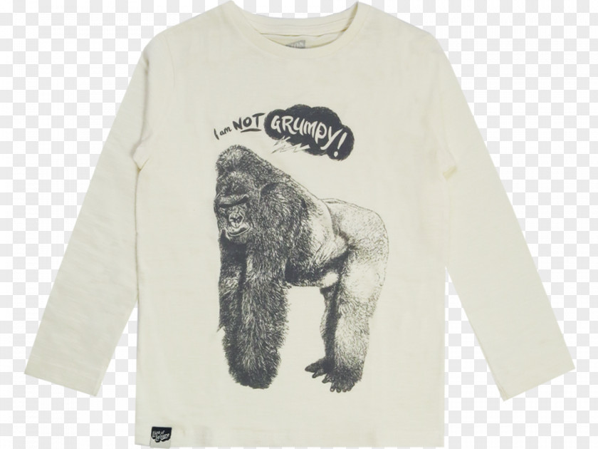 T-shirt Long-sleeved Outerwear Animal PNG