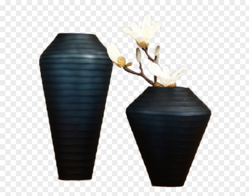 Art Frosted Glass Vase PNG