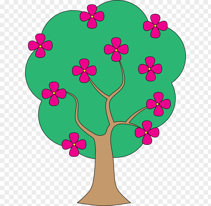 Awareness Ribbon Clipart Tree Flower Blossom Clip Art PNG