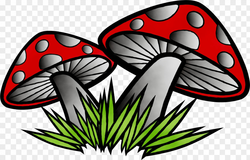 Brush-footed Butterflies Common Mushroom Clip Art Edible PNG