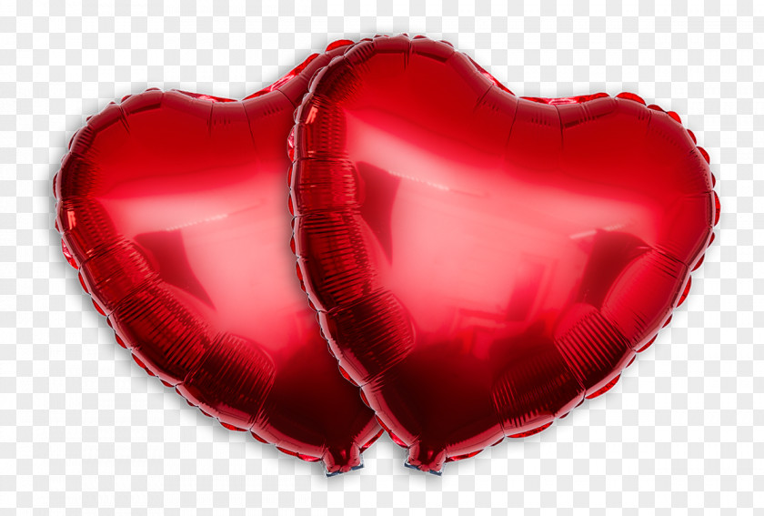 Valentine's Day Heart Red Toy Balloon Love PNG