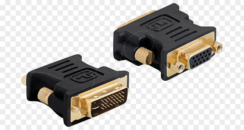 VGA Connector Graphics Cards & Video Adapters Digital Visual Interface Electrical Cable PNG