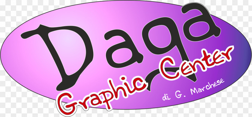 Daga Logo Brand Pink M Font PNG