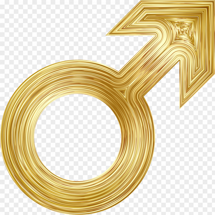 Gold Gender Symbol Man Female PNG