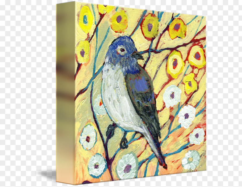 Painting Canvas Print Gallery Wrap Bird PNG