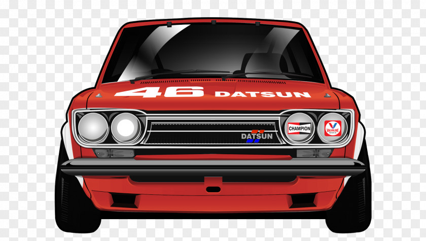 Car Compact Nissan Bluebird Datsun PNG