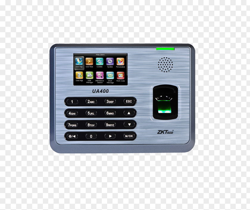 Computer Time And Attendance Zkteco Fingerprint Access Control PNG