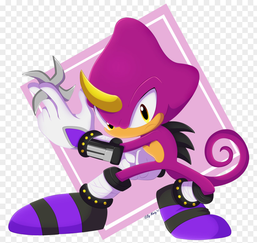 Espio The Chameleon Chameleons Knuckles' Chaotix Sonic Heroes Tails PNG