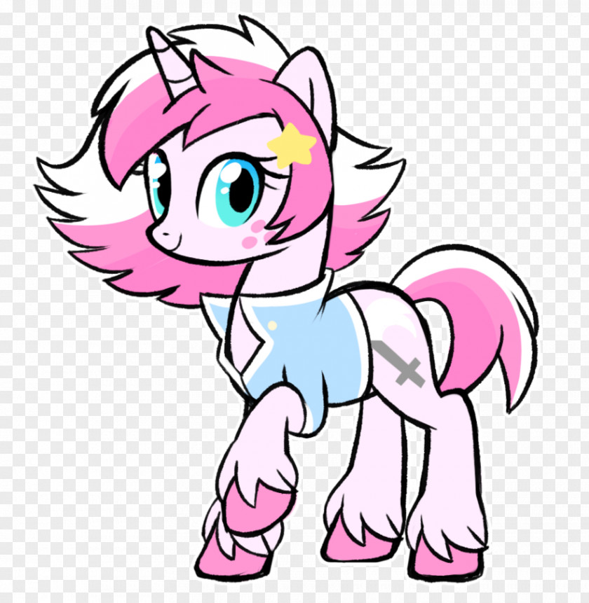 Horse Line Art Cartoon Character Clip PNG