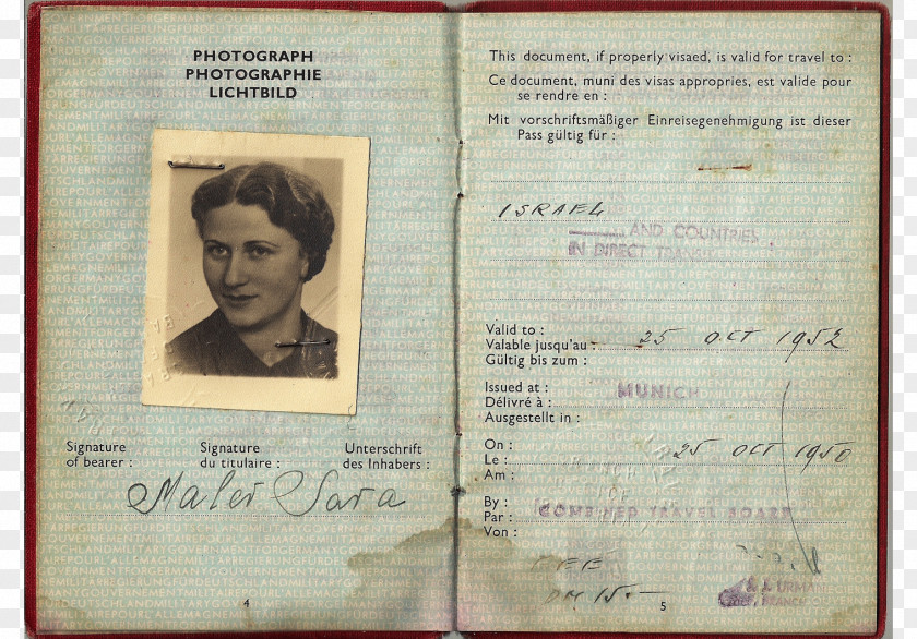 Austrian Passport Identity Document PNG
