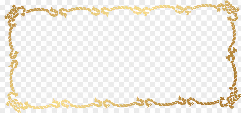 Beautiful Golden Frame Paper Gold Picture PNG