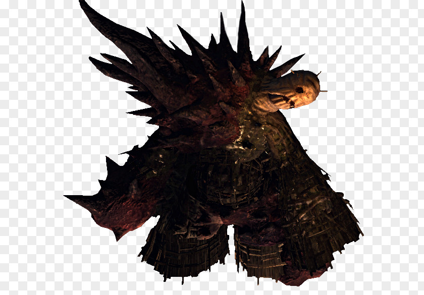 Colossus Demon's Souls Dark III Boss PNG