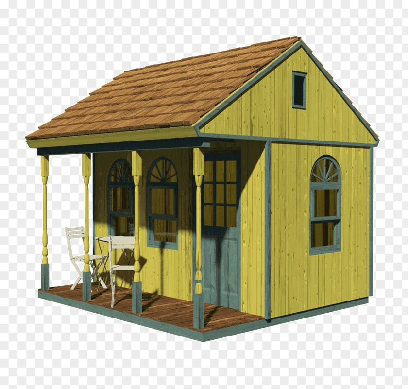 House Shed Plan Porch Log Cabin PNG